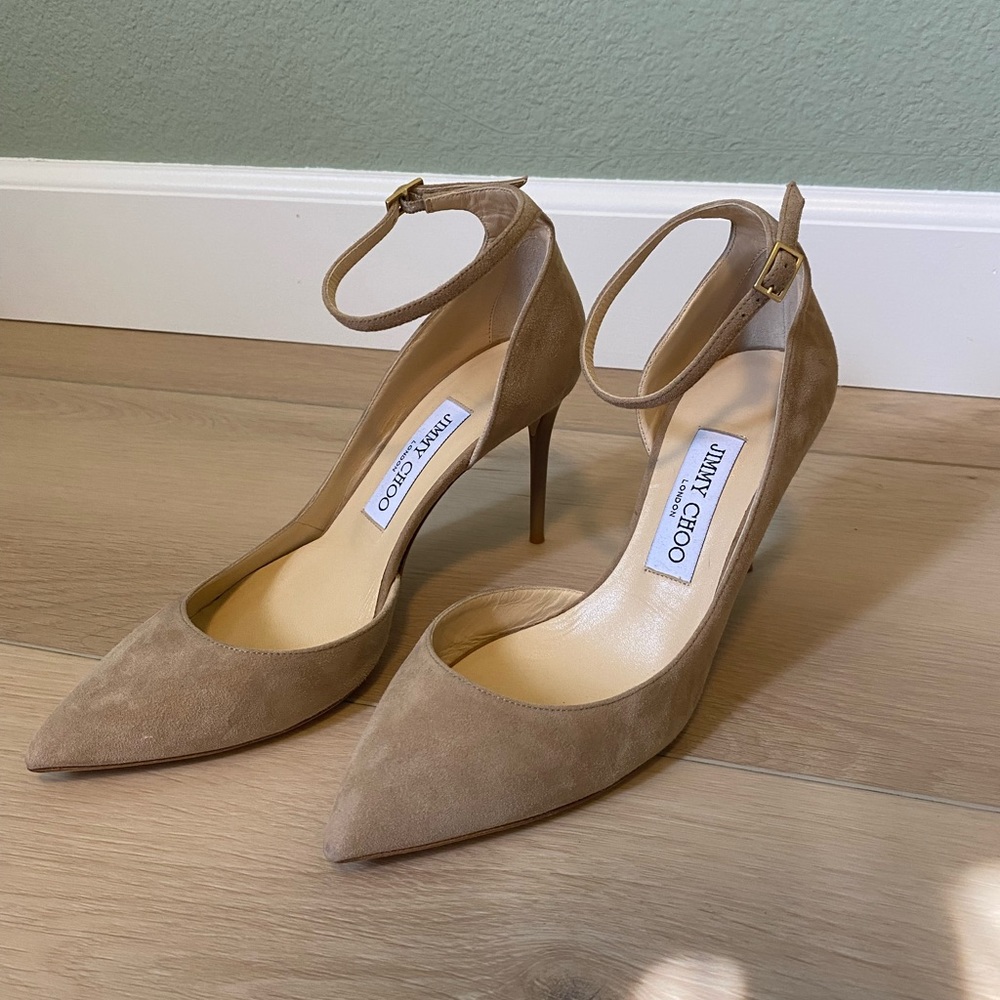 Nude Jimmy Choos